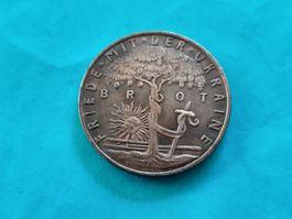 Medaille 1918, Friede mit der Ukraine, 36mm