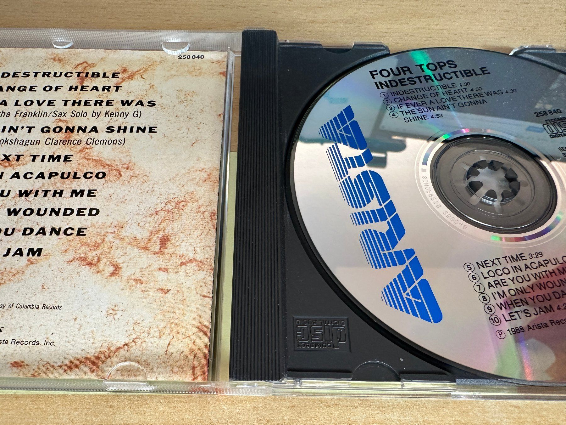 CD: Four Tops – Indestructible – Usato da Rikon im Tösstal venduto da Alpenmutz 2