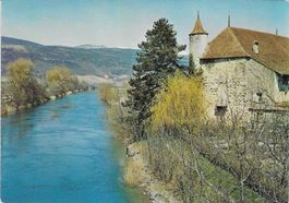Canal de la Thielle avec Château VS