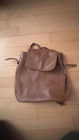 Lederrucksack in Cognac - Top Zustand