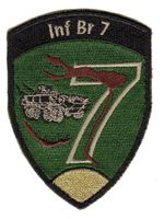 Badge Inf Br 7 gold