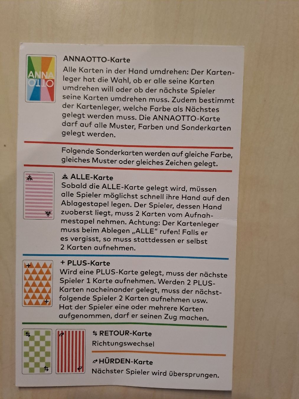 Spiele: ANNA- OTTO Spiel – Neu (gemäss Beschreibung) aus Rothenburg von 123odermatt 1