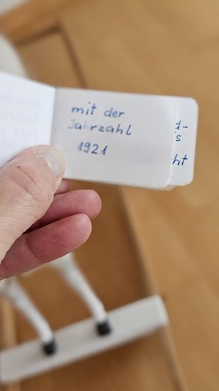 Giocattoli: Holzpferd 1921 – Usato da Hunzenschwil venduto da Matthinique 3