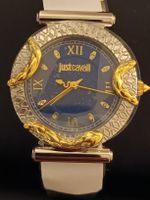 Just Cavalli Damenarmbanduhr JC1L234M0095 – Blau/Gold – Neu