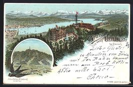 Litho Zürich, Uetliberg, Gesamtansicht