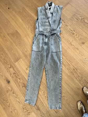 Combinaison IRO gris délavé sans manches taille 40