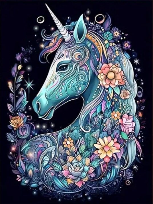 Schultüte "funkelndes Einhorn&quot