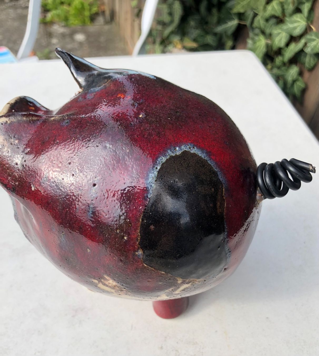 Statuette: Glücksschweinchen aus Keramik – Usato da Niederlenz venduto da lil_jxk8 5