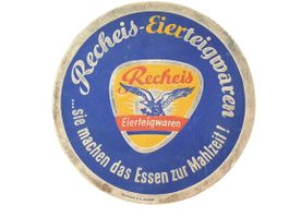 Werbeschild Eierteigwaren 1950er