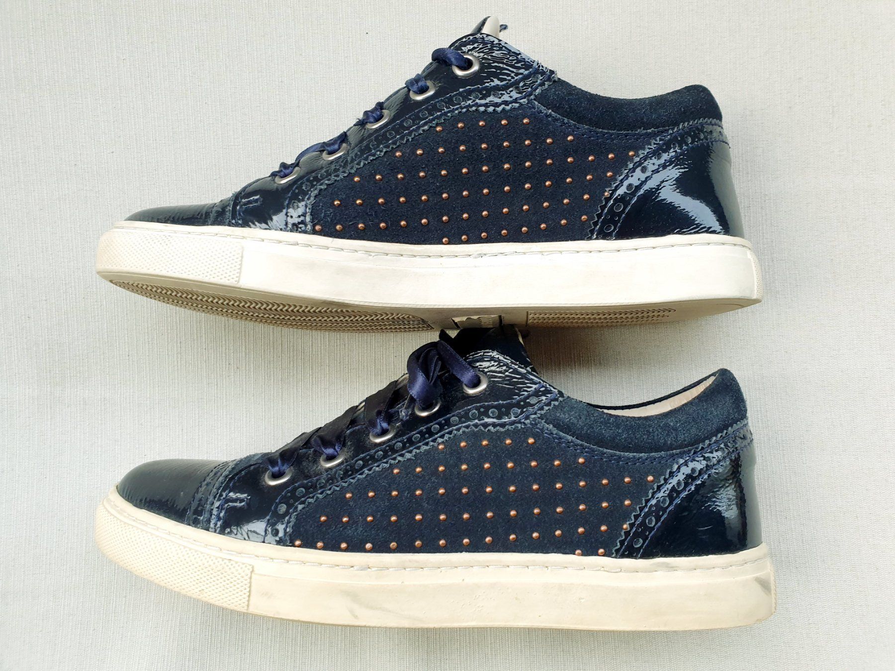 Navyboot Damenschuhe: NAVYBOOT SNEAKER SCHUHE BLAU ECHT LEDER 35 HALBSCHUH TOP – Gebraucht aus Elsau von the-colorful-side 7