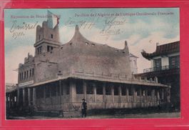 EXPO DE BRUXELLES 1910, PAVILLON DE L'AGÉRIE ET L'AFRIQUE