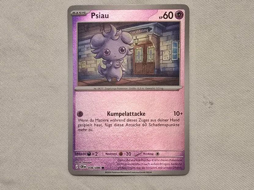 Pokémon Carte collezionabili: Pokémon Karte Psiau – Nuovo (secondo la descrizione) da Basel venduto da Galia2000