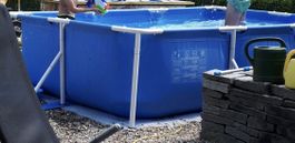 Intex Pool (3 x 2 m) &kompletter Pooltechnik /Schwimmbecken