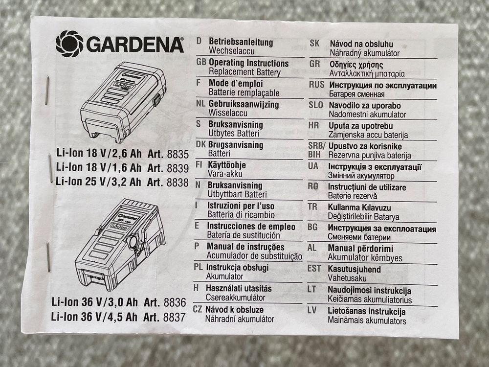 Gardena AkkuSpindelmäher 380 Li Kaufen auf Ricardo