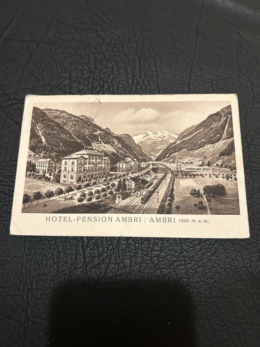 Cartoline postali: Hotel Pension Ambri 1926 – Usato da Breganzona venduto da Milesbo