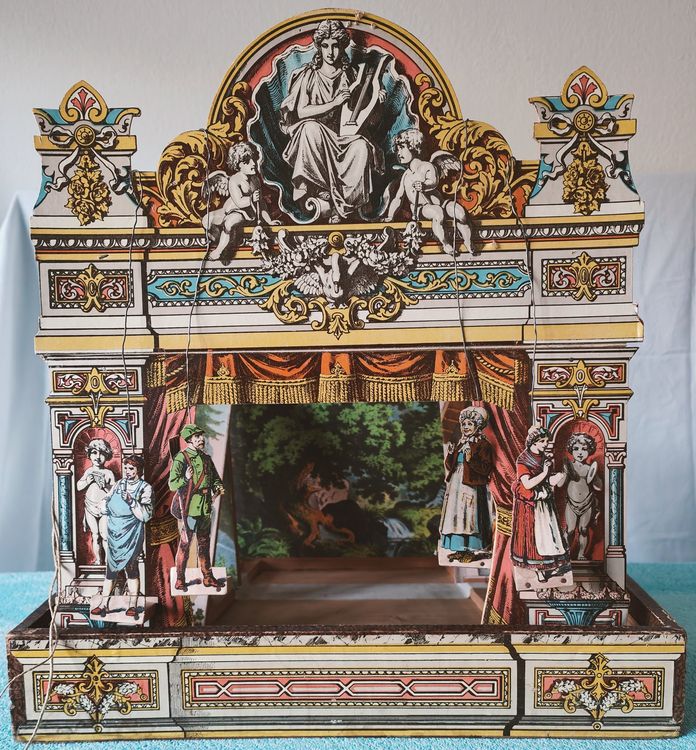 Antikes Papier Puppentheater um 1900; Original (Gebraucht) in Aarburg