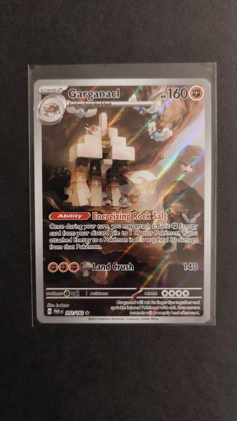 Pokémon Carte collezionabili: Garganacl Illustration Rare Paradox Rift – Nuovo (secondo la descrizione) da Bellinzona venduto da Pagur