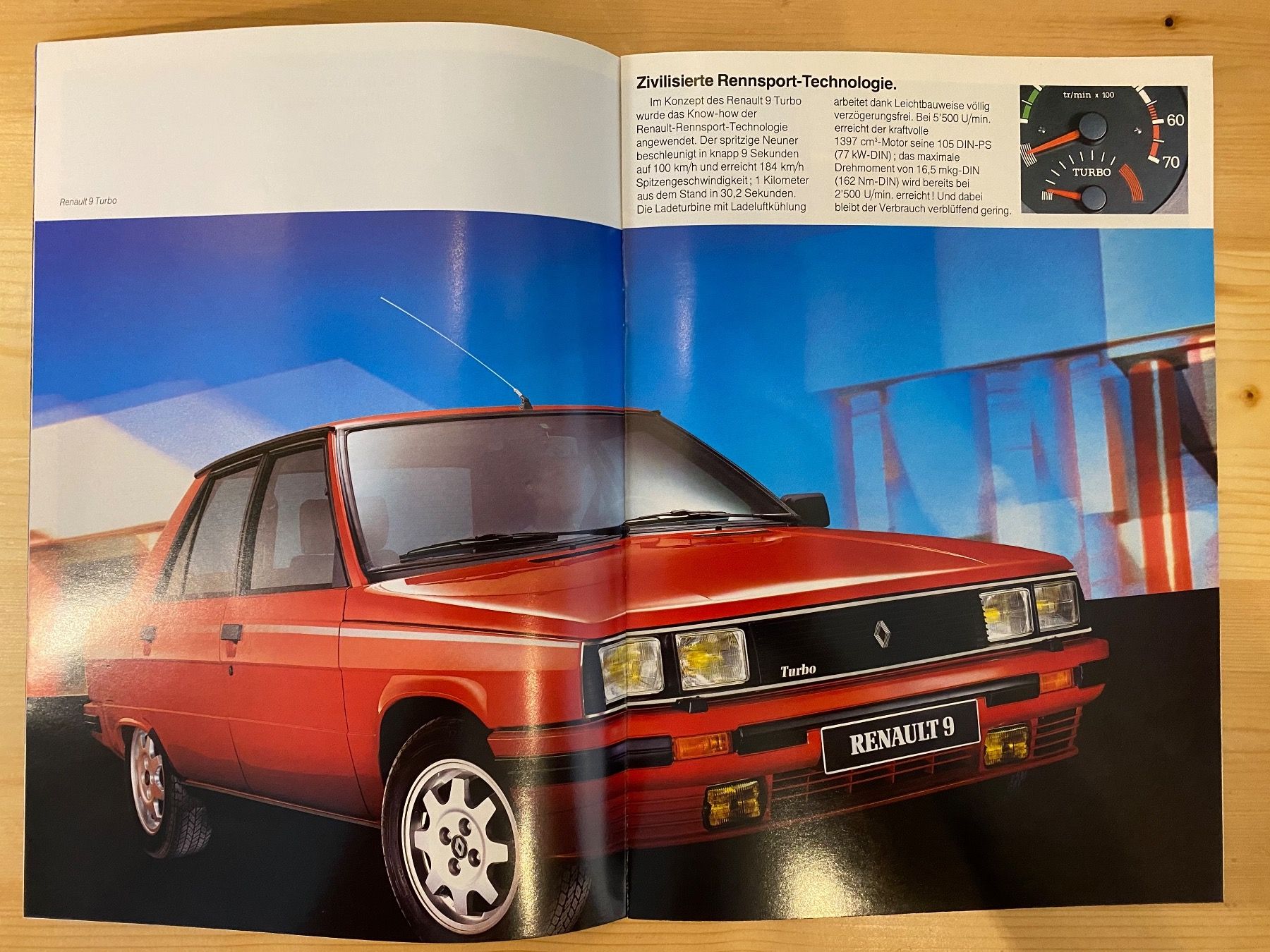 Renault Documenti: Renault 9   Prospekt – Usato da Herisau venduto da Fissore 1