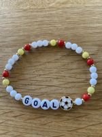 Fussball Goal Armband ⚽️ Rot-Weiss-Gelb - Sommer Vibes!