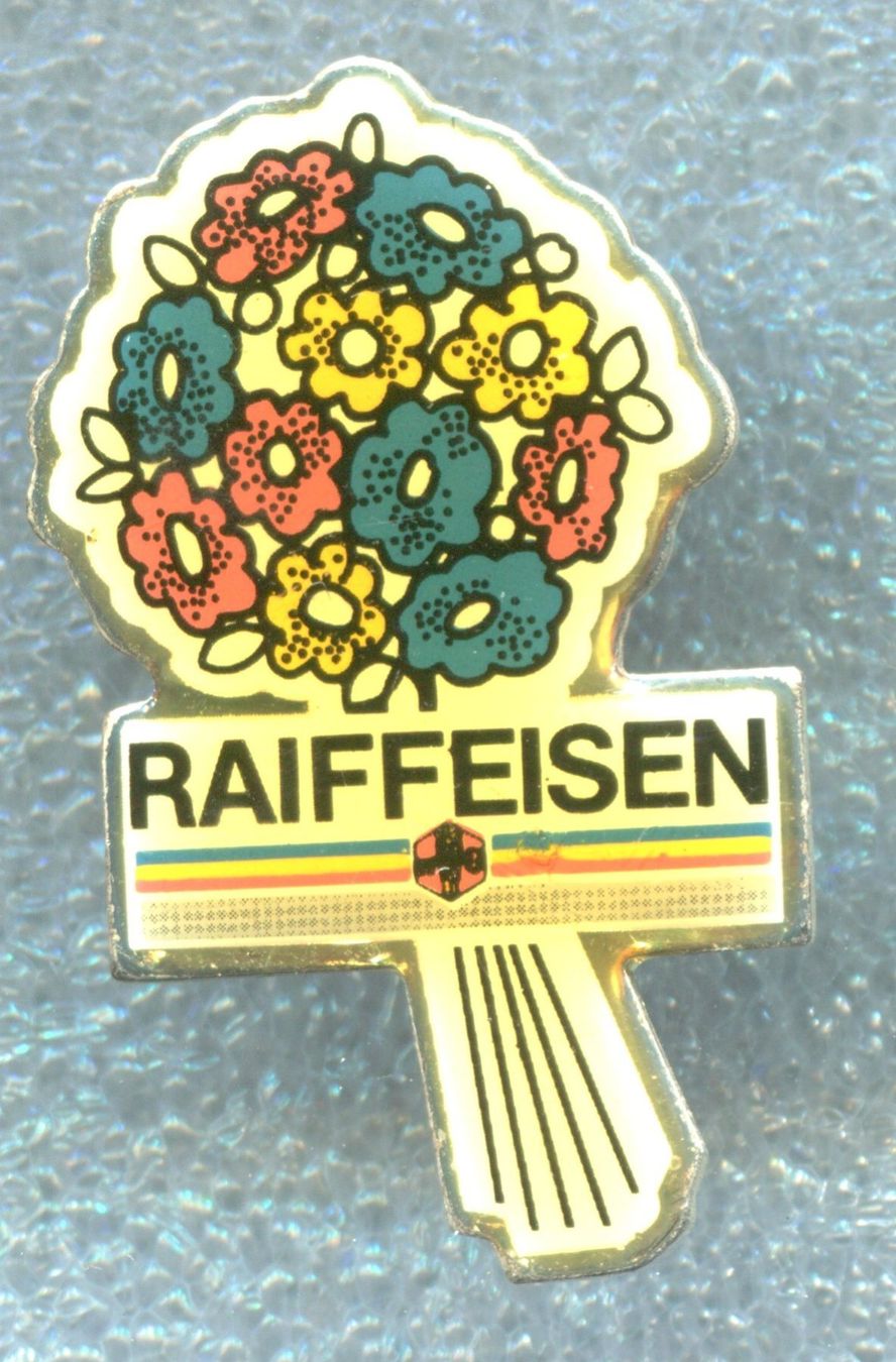 Plaquettes & Badges: RAIFFEISEN Bank  Blumenstrauss – D'occasion à Winterthur par Sammleroase