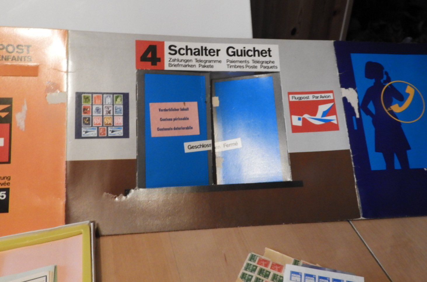 Giochi: KINDERPOST, POSTE DES ENFANTS, gotthard-kutsche URALT – Usato da Ettingen venduto da troll-mutter 2