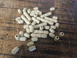 lego 3062 lot de 60 pièces Tan Brick, Round 1 x 1