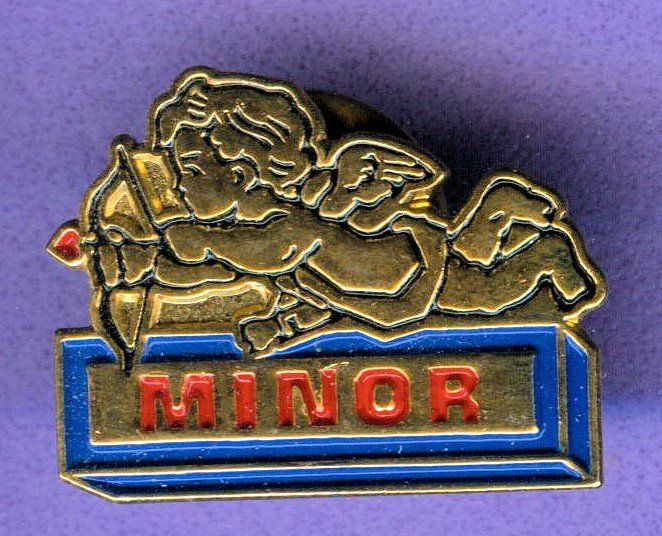 Placchette & Badge: MINOR  Schokolade  blau – Usato da Winterthur venduto da Sammleroase