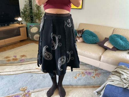 Sublime jupe d’elfe en laine LIKA SCHMODSIEN FRANKFURT S/M/L