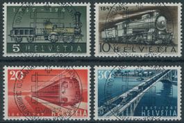 1947 - Eisenbahnen - Ersttag Voll Stempel ET