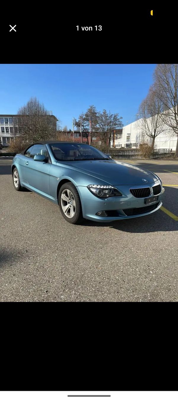 BMW Automobili: BMW 6er Cabriolet 630i – Usato da Niederuzwil venduto da lak_n52k
