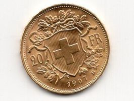 (477) Goldvreneli 20 Franken 1907, top stgl