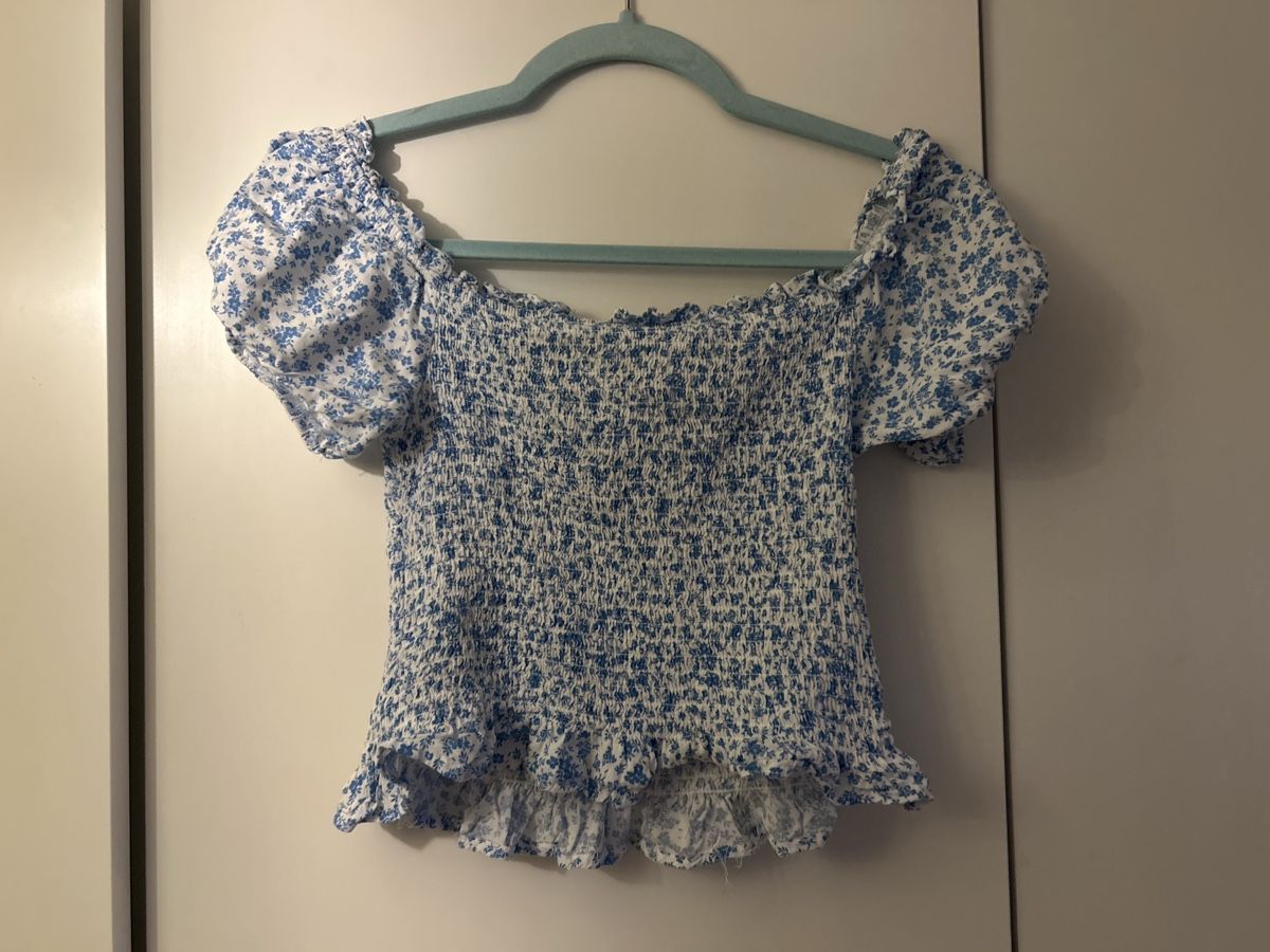 Top: Sommer Top mit Blumenmuster, M – Nuovo (secondo la descrizione) da Riehen venduto da S______ 1