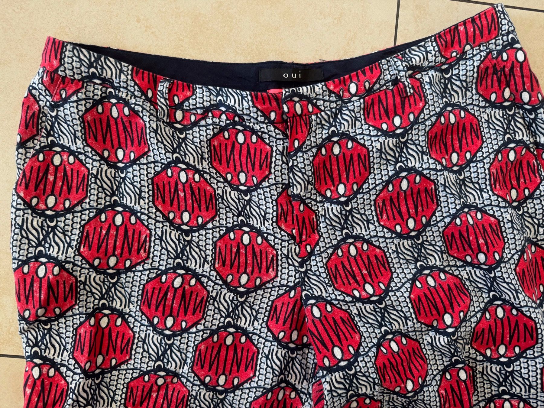 Pantaloni: Oui Leinen Hose Gr. 44 – Usato da Kirchdorf AG venduto da coco123 4