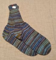 Gestrickte Socken für Wollallergiker Gr. 41/42