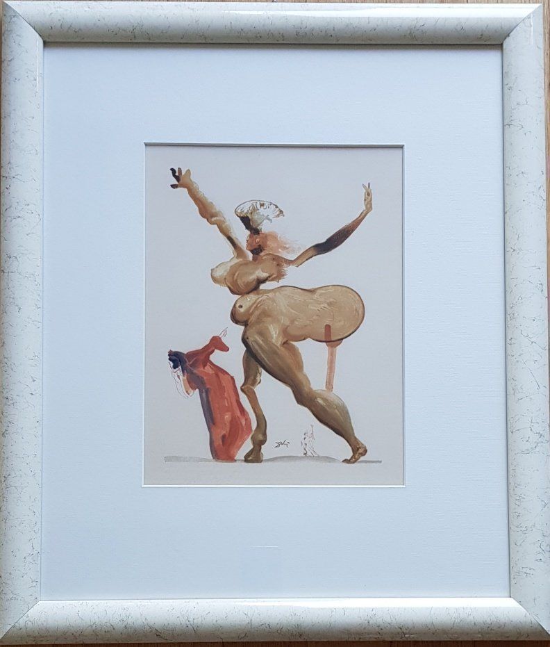 Xilografie: Salvador Dali - Farbholzstich – Usato da Horw venduto da Kunstreich7 1