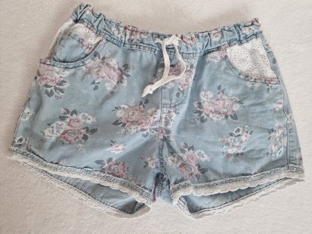 Romantische Damen Shorts Gr. 38 geblümt
