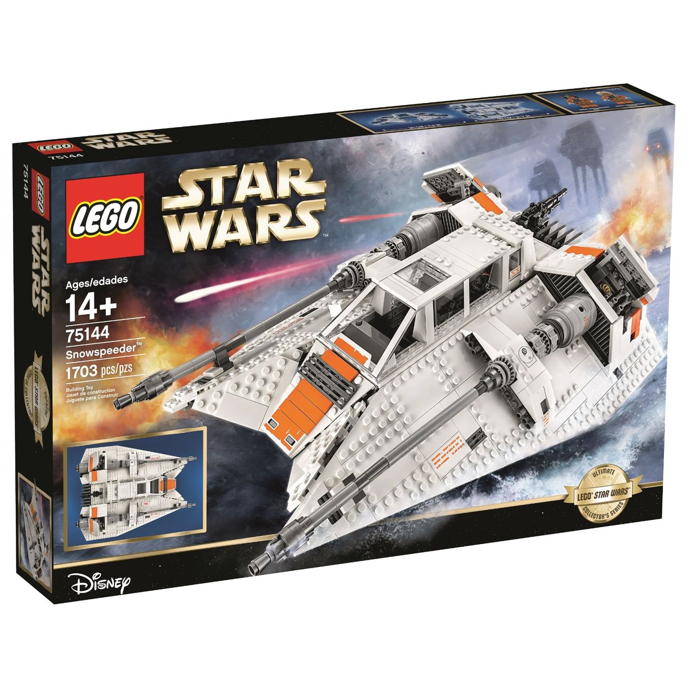 Star Wars Giocattoli: Lego Star Wars 75144 Snowspeeder – Nuovo e nell'imballaggio originale da Nürensdorf venduto da Supremedevil