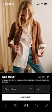 Sézane Jacket Will Grösse S