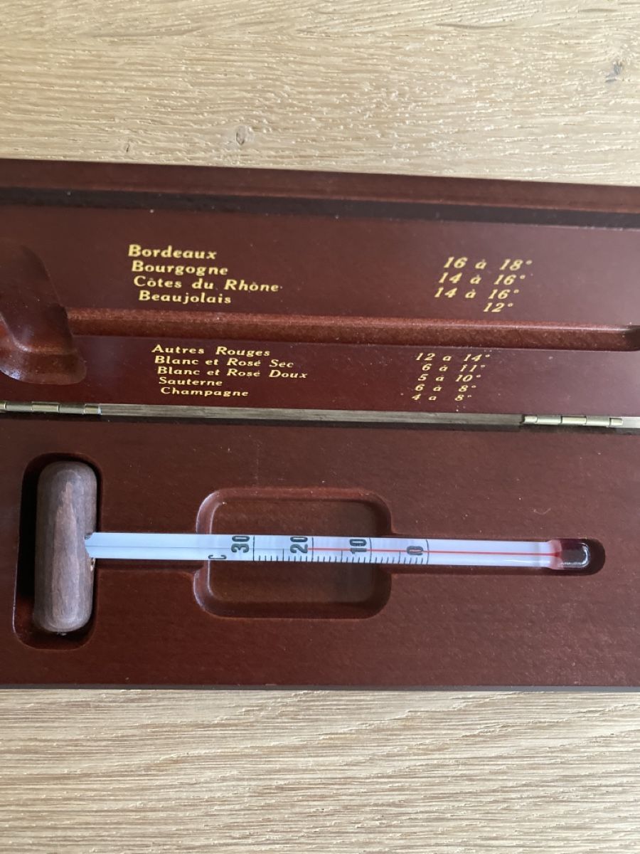 Altro per la casa: Weinthermometer in Holzschachtel – Nuovo (secondo la descrizione) da Frenkendorf venduto da silasho 3