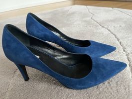 Emporio Armani, Pumps, Schuhe, Gr. 39.5, Blau, Top Zustand
