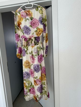 Hallhuber Kleid, Gr. 38, Sommerkleid mit Rosenmuster🌹