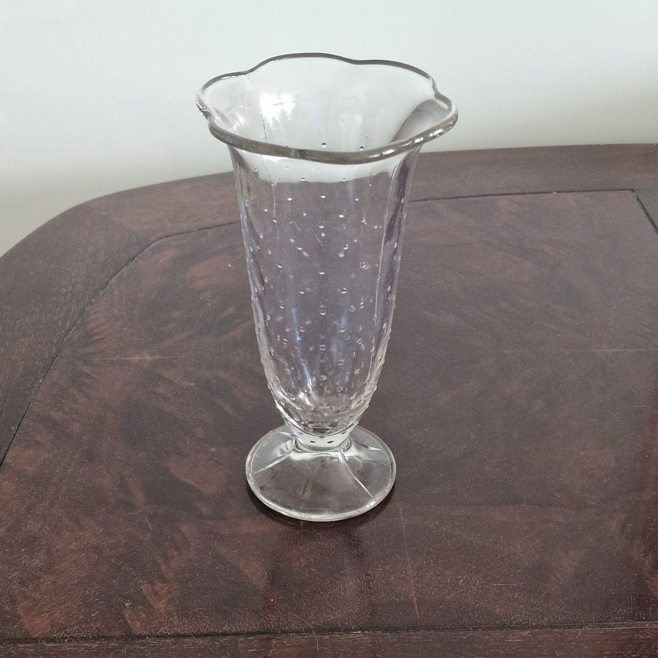 Vasi & Recipienti: Dekorative Vintage-Glasvase mit Blasenmuster – Usato da Birr venduto da dem_9xtm 9