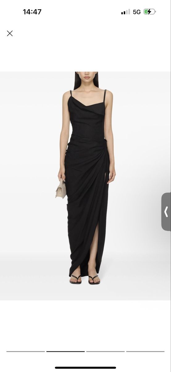 Jacquemus Vestiti: Jacquemus, Gr.36, Schwarz, Sommer Kleid – Nuovo (secondo la descrizione) da Erlinsbach SO venduto da aka_5b2y 3
