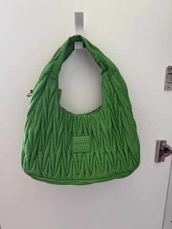 Mim Mim Baguette Bag, Grün, Top Zustand