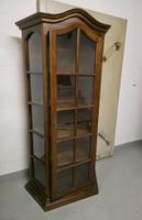 Antiker Vitrinenschrank, Echtholz, Glas
