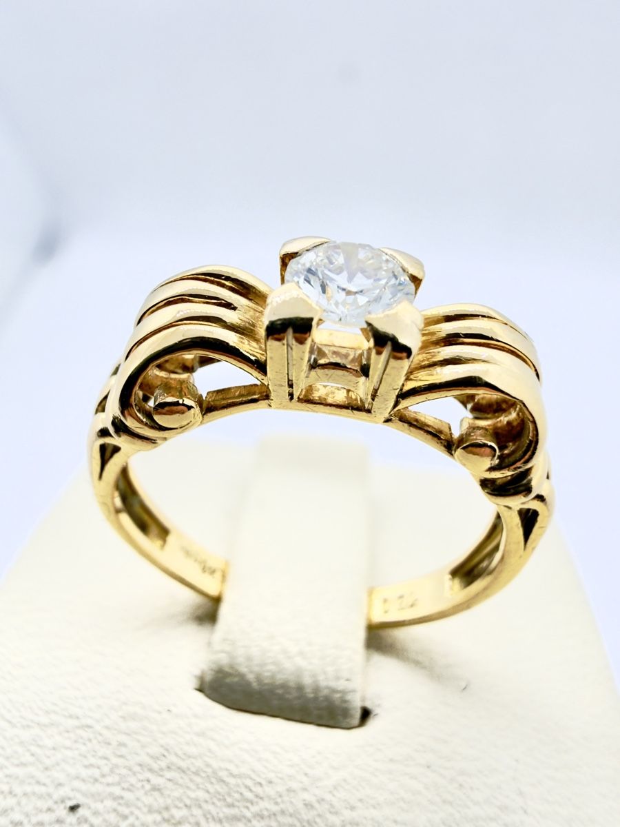 Anelli: 750/18 Gold Ring 030 Ct Brillant – Usato da Murg venduto da MTGold 4