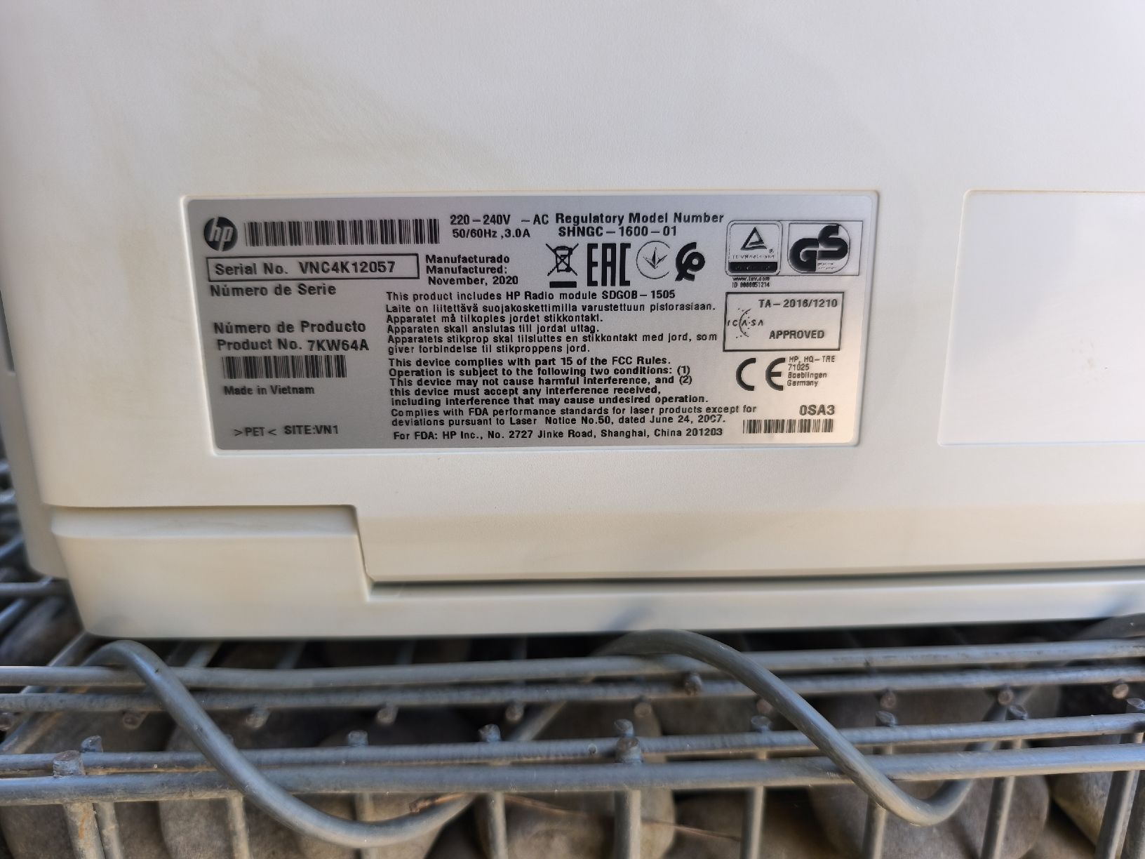 Hewlett Packard Imprimantes: HP Color Laserjet Pro M255dw Drucker  – Défectueux à Birmensdorf ZH par Hagenbuchertrade 4