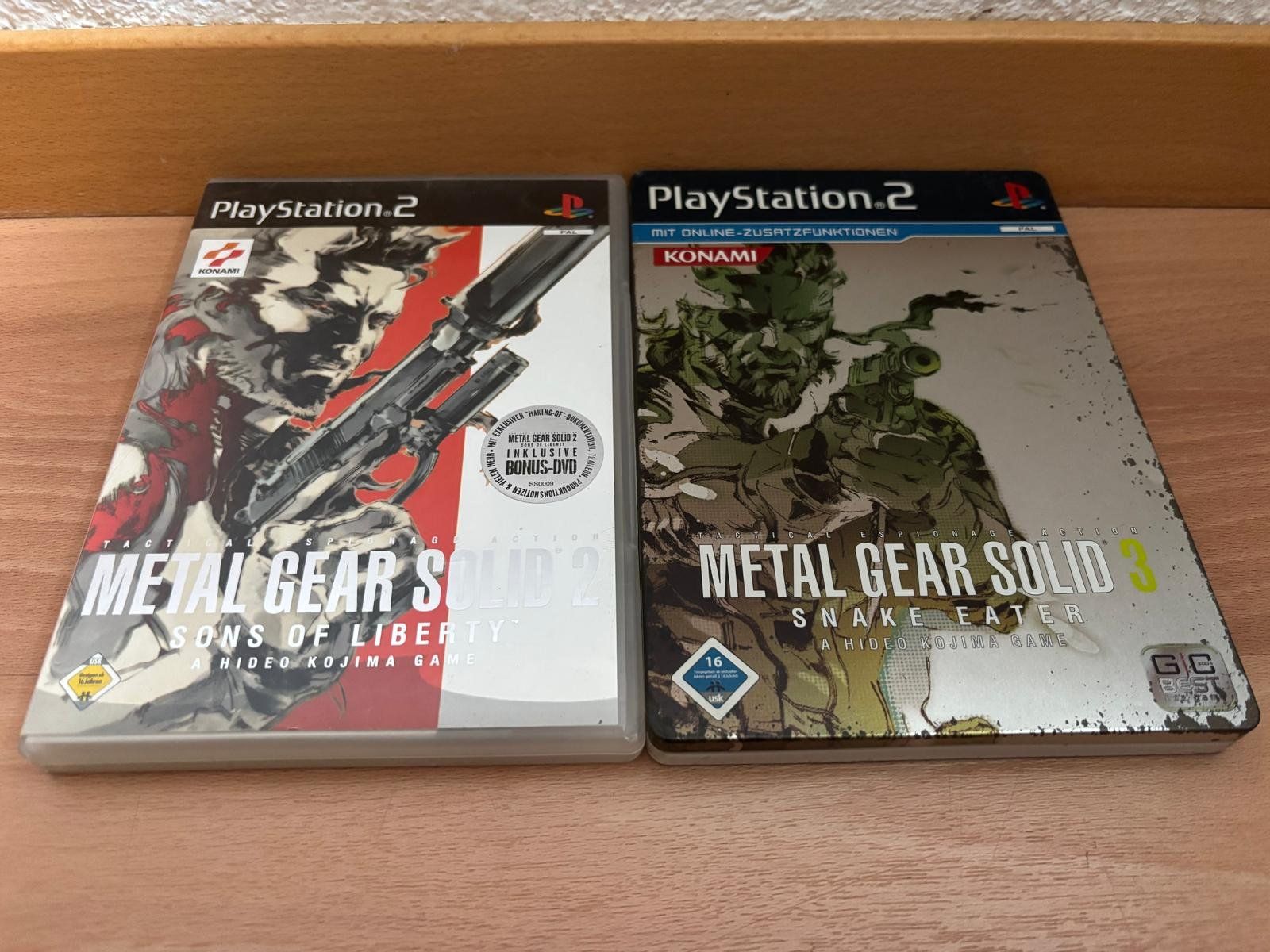 Jeux: Metal Gear Solid 2 & 3 – PS2 – D'occasion à Hittnau par bar_6fsm