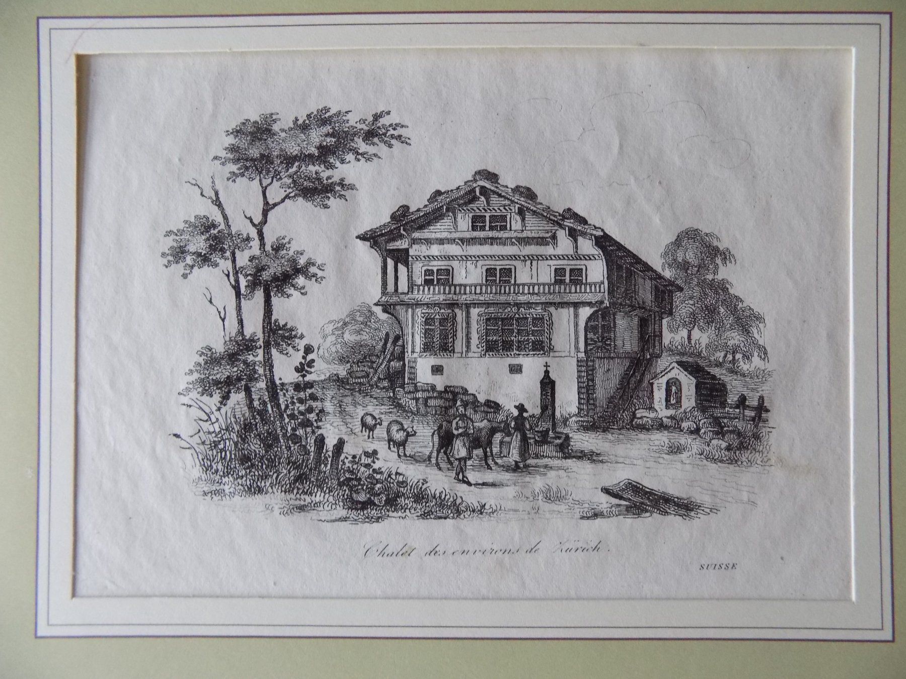 Stiche: Chalets des environs de Zürich – Gebraucht aus Risch von Rischli15 3
