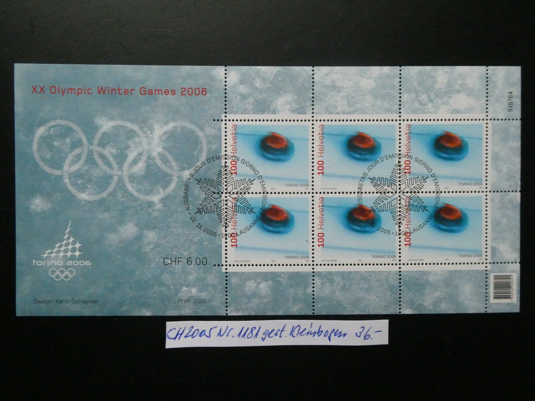 Alle Briefmarken: CH 2005 Nr. 1181 gestempelter Kleinbogen – Gebraucht aus Lausen von Herbamare01